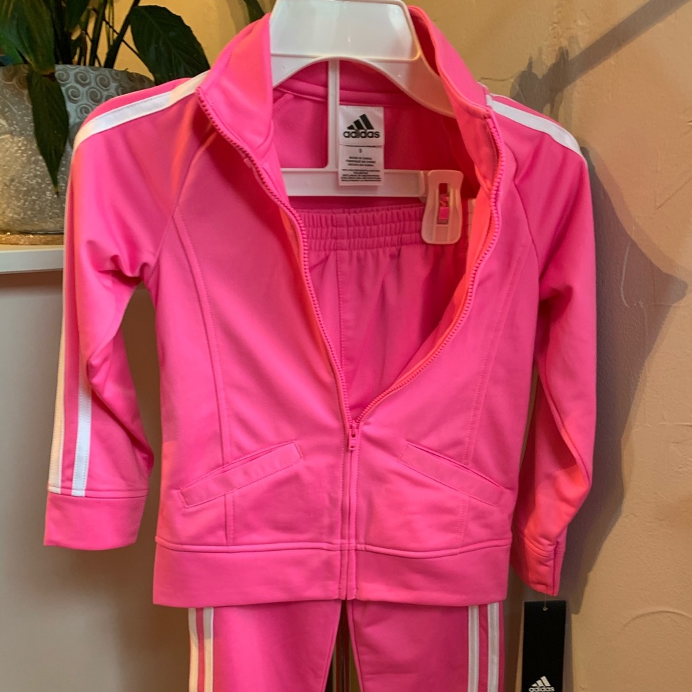 Adidas girls tracksuit